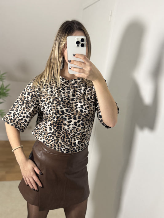 t-shirt leopard